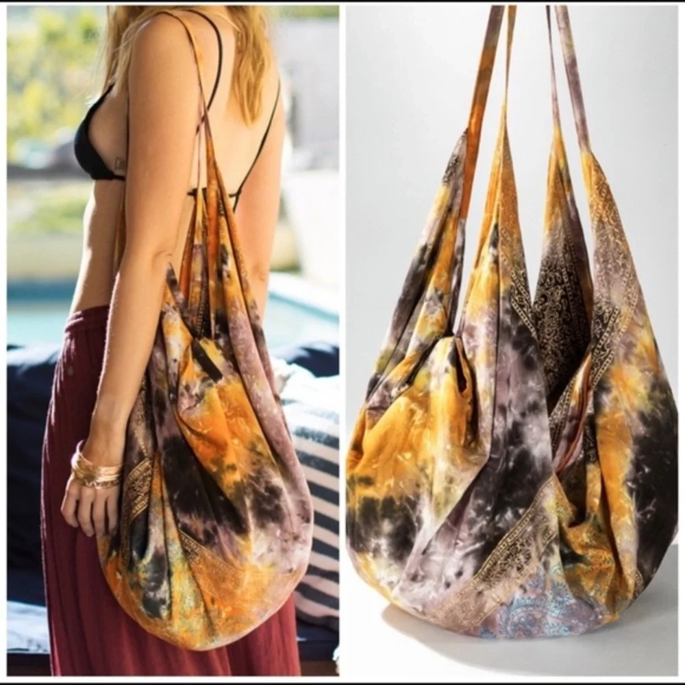 The SAFFRON Boho Print Shoulder Bag